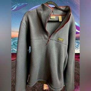 NEVER WORN : Light Blue L.L. BEAN 1/4 Zip Fleece Pullover